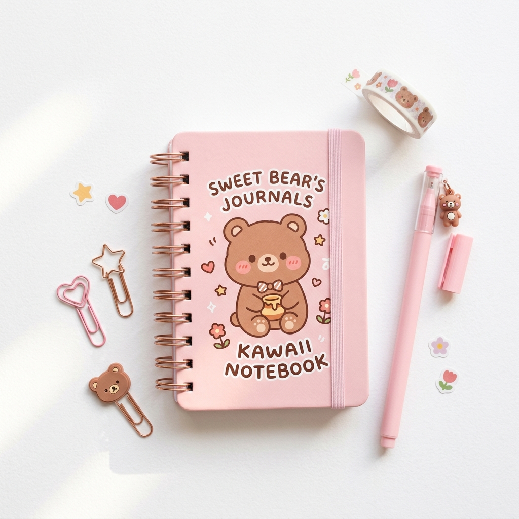 Mini Notes Kawaii Bear